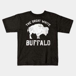 The Great White Buffalo Native American Folklore Kids T-Shirt